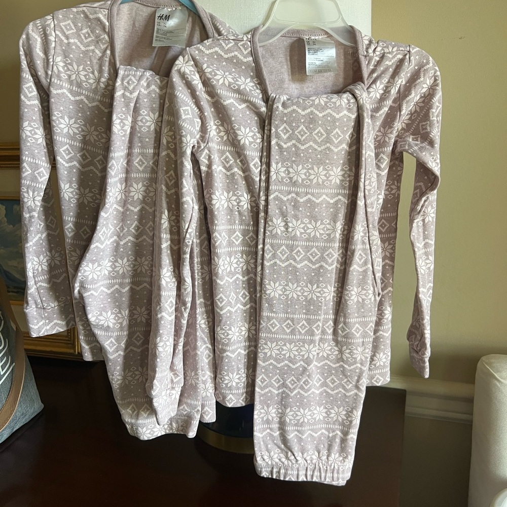 Sibling set only sold together. H&M  seasonal pjs
